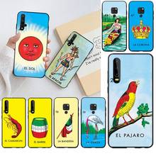 KPUSAGRT Loteria Card Mexican Bingo Lottery Painted Phone Case for Huawei P40 P30 P20 lite Pro Mate 30 20 Pro P Smart 2019 prime 2024 - buy cheap