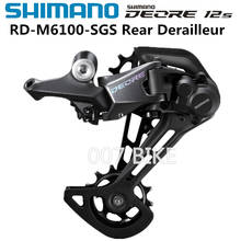 SHIMANO-Grupo DEORE M6100 para bicicleta de montaña, 12 velocidades, desviador trasero SGS 2024 - compra barato