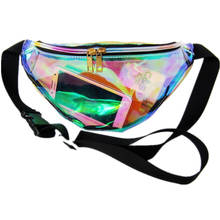New Fanny Pack Multi-function Steam Punk Leg Fashion  Chest Bag Reflective Laser Shoulder Bag Women's Belt Waist Bag Pochete 2024 - buy cheap