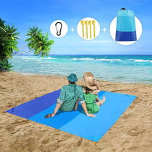 Пляжное одеяло, коврик для кемпинга, водонепроницаемое пляжное одеяло, портативный напольный коврик для пикника, матрас для кемпинга, пикника 2024 - купить недорого