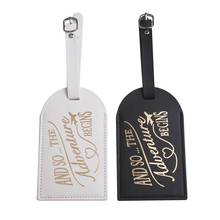 Luggage Tag Travel Suitcase Tags Name Phone Address Label Identifier Wedding Bridal Gift 2024 - buy cheap