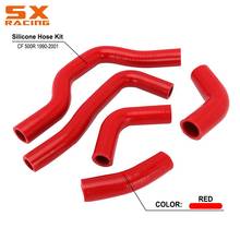 Motorcycle Silicone Radiator Hose Coolant Tube Water pipe For Honda CR500R CR 500R 500 R 1990-2001 Off Road Performance Silicone 2024 - buy cheap