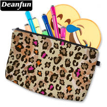 Deanfun European Style Leopard Small Makeup Bag Waterproof Cosmetic Bags Elegant Bags For Women D51658 2024 - buy cheap