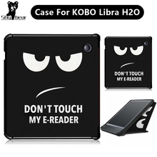 Funda para Kobo Libra H2O Origami Sleepcover para Kobo Libra H2O 2019 7 pulgadas e-book inteligente e-book e-reader funda capa Multi-stand way 2024 - compra barato