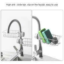 Drain Rack Stainless Steel Sink Drain Rack Sponge Storage Faucet Holder Soap Drainer Shelf Basket Organizer Bathroom Accessories 2024 - buy cheap