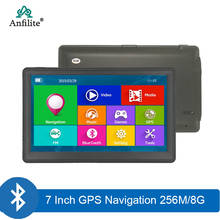 Anfilite 7 inch HD Car GPS Navigation WinCE Bluetooth AVIN Capacitive screen FM 8GB/256MB Car avan Vehicle Truck GPS 2024 - buy cheap
