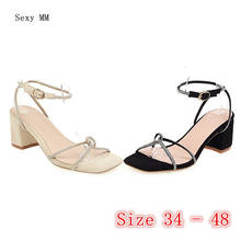 Women Sandals High Heel Shoes Woman High Heels Ladies Gladiator Sandals Pumps Plus Size 34 - 40 41 42 43 44 45 46 47 48 2024 - buy cheap