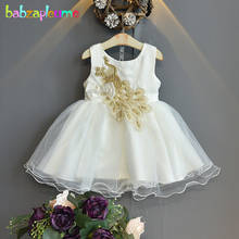 2020 roupas de verão bebê meninas vestidos estilosos de renda de malha sem mangas princesa festa de casamento vestido de crianças roupas bc1899 2024 - compre barato
