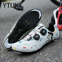 YTUK зимняя легкая дорожная обувь для велоспорта, дышащие кроссовки для гоночного велосипеда, профессиональные самоблокирующиеся кроссовки 2022 - купить недорого