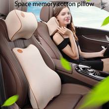 Car Headrest Backrest Pillow Memory Foam Car Neck Pillow Car Seat Cushion Lumbar Support Universal Back Pillow Auto Accessories 2024 - buy cheap