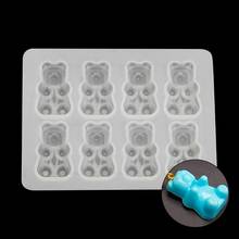 Cute Bear Sugar Silicone Mould Crystal Resin Epoxy Molds Jewelry Pendant Art DIY Craft Decorations Tools 2024 - buy cheap