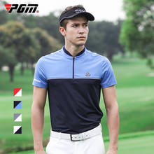 PGM-camisetas de manga corta de Golf para hombre, ropa deportiva transpirable de secado rápido, camisetas de entrenamiento 2024 - compra barato