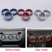 Car styling for Volkswagen Tiguan L Passat B7 B8 T-ROC AC Air conditioning knob cover ring ( A and B model option) 2024 - buy cheap