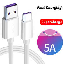 Cable USB tipo C de carga rápida 5A para móvil, cargador de USB-C para Samsung Galaxy a51, a71, a21s, Xiaomi 9, 8, Huawei P30, P20 2024 - compra barato