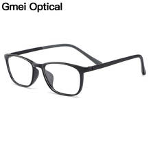 Gmei Optical Ultralight TR90 Square Glasses Frame Men Prescription Eyeglasses Myopia Optical Frames Women Full Rim Eyewear M2070 2024 - buy cheap