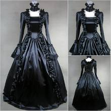 Gothic vintage sweet lolita dress palace lace flare sleeve dark grain long victorian dress kawaii girl gothic lolita op cosplay 2024 - buy cheap