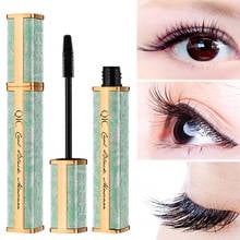 QIC Mint Green 4D Mascara Waterproof Long Black Eyelash Extension Curling Waterproof Eye Makeup Extension Mascara Silicone Brush 2024 - buy cheap