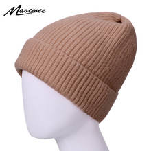 Casual Knitted Beanie Hat Women Men Autumn Winter Outdoor Bonnet Skullies Beanies Cap Hip Hop Windproof Soft WoolGorro Ski Caps 2024 - buy cheap