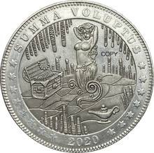 United States Of Kingdom 2020 Hobo Nickel Morgan Dollar Cupronickel Silver Plated Copy Coins 2024 - buy cheap