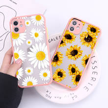 Daisy Sunflower Floral Camera Protection Bumper Phone Cases For iPhone 11 Pro Max XR XS Max X 8 7 6S Plus Matte Shockproof Back 2024 - buy cheap