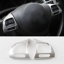 For Tiguan 2009 2010 2011 2012 2013 2014 2015 ABS Matte Steering Wheel Decoration Cover Trim accessories car styling 2pcs 2024 - buy cheap