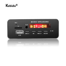 Placa decodificadora Bluetooth para llamadas, reproductor MP3 para coche, receptor de música, Radio FM, TF, USB, 3,5mm, módulo de Audio auxiliar 2024 - compra barato