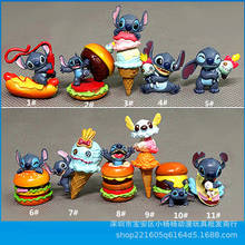 Disney Stitch Ice Cream Fashion Anime Action Figure PVC Model Cartoon Figures Toy Unisex Birthday Gifts 2024 - buy cheap