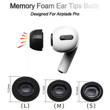 Capa protetora de espuma de memória, para fones de ouvido apple airpods pro, com isolamento de ruído 2024 - compre barato