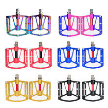 Ultralight Mtb Mountain Bike 3 Sealed Bearing Pedals Road Bike CNC Aluminum Alloy Flat Width Bicycle Pedals 2024 - buy cheap