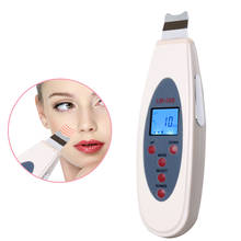 LCD Ultrasonic Face Skin Scrubber Cleanser Face Cleansing Acne Removal Pore Peeling Tone Lift ultrasonic Clean Facial Massager 2024 - buy cheap