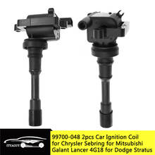 Pacote de bobinas de ignição, 2 peças, para mitsubishi space star launch 1.6 for chrysler seway for dodge stratus md361710 2008-048 md361710 2024 - compre barato