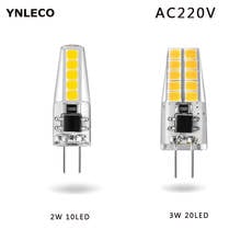 Bombilla LED G4 de CA, 220V, 230V, 2W, 3W, lámpara LED G4, 10led, ángulo de haz 360, 2835SMD, reemplaza 20W, 30W, lámpara halógena 2024 - compra barato