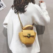 Элегантная женская маленькая сумочка 2019 летняя Новая высококачественная женская дизайнерская сумка из искусственной кожи с цепочкой 2024 - купить недорого