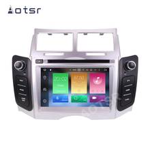 AOTSR 2 Din Car Radio Coche Android 10 For Toyota Yaris 2005 - 2011 Central Multimedia Player GPS Navigation 2Din DSP Autoradio 2024 - buy cheap