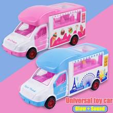 Electric Ice Cream Car Ice Cream Car Universal Wheel Toy Boy And Girl Glowing Music Simulation Fast Food Car Birthday Gift 2024 - buy cheap