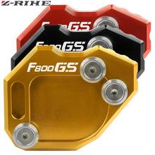 Suporte lateral para motocicleta, placa de extensão para os pés, para bmw f800gs f800 gs 2009 2010 2011 2012 2013 2014 2015 2024 - compre barato