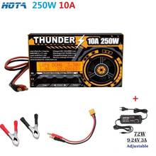 HOTA Thunder 250W 10A DC Balance Charger Discharger with Temperature Adapter for LiPo NiCd PB Battery 2024 - buy cheap