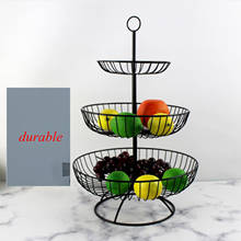 Metal Wire Counters Fruit Storage Basket Bowl Rack Stand for Snacks Dining Room Living Room Table Organizer 2024 - buy cheap