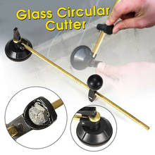 Cortador de vidro circular de 60cm, tipo rolo, cortador de vidro metal com ventosa, círculo, ferramenta de medição de corte de vidro 2024 - compre barato