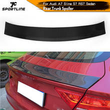 Fibra de carbono/frp tronco traseiro spoiler carro auto boot lábio para audi s7 rs7 a7 s-line 2011 - 2018 2024 - compre barato