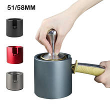 51/58mm Aluminum Alloy Coffee Filter Handle Holder Espresso Mat Stand Coffee Tamper Base Rack Coffee Accessories Barista Tools 2024 - buy cheap