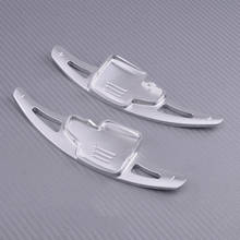 2pcs Silver Steering Wheel Shift Paddle Shifter Extension Aluminum Alloy Fit For Ford Ecosport Focus Kuga 2018 2019 2024 - buy cheap