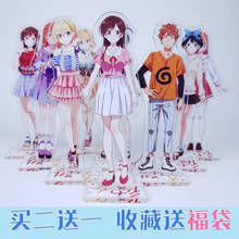 Figuras de Anime Rent A Girlfriend, Mizuhara Chizuru Sumi Ruka, soporte acrílico, placa modelo de doble cara, decoración de escritorio, Cosplay, regalos de navidad 2024 - compra barato