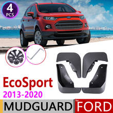 Coche Mudflap para Ford Ecosport 2 MK2 2013 ~ 2020 guardabarros barro guardia Splash solapas guardabarros 2014 accesorios 2015, 2016 2017, 2018, 2019, 2024 - compra barato