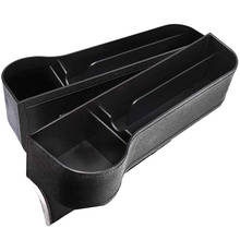 Caja de almacenamiento para asiento de coche, organizador de teléfono con bolsillo lateral para monedas, portavasos, 2 uds. 2024 - compra barato