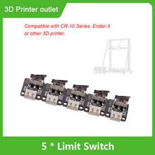 Aibecy-piezas de impresora 3D, interruptor de límite Endstops, 5 piezas, para CR-10, serie Ender-3 2024 - compra barato