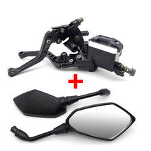 CNC Motorcycle Brake Lever&Side Mirror Accessories For HONDA crm 250 varadero 125 transalp 600 cbr 125r cb500 cb 500x nc700x 2024 - buy cheap