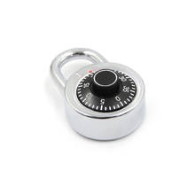 1Pcs Rotary Padlock Digit Combination Code Lock For Luggage Suitcase Security Round Dial Number Coded lock Best Offer 2024 - buy cheap