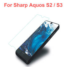 2 шт., для Sharp Aquos S2 S3, закаленное стекло, ультра-тонкая прозрачная защитная пленка для экрана Sharp S2 S3, оригинальное защитное стекло, Передняя пленка 2024 - купить недорого