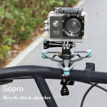 Bicycle Handlebar Fixing Bracket Damping Shock Absorber Mount Fixed Clip Tripod for Gopro Hero 9 8 7 6 OSMO Action Camera Access 2024 - buy cheap